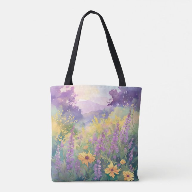 Tote Bag Fleurs de printemps (Dos)