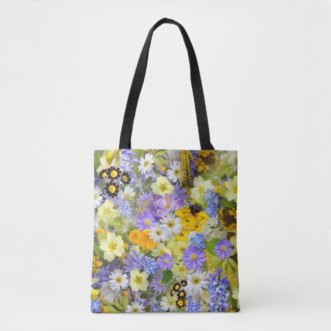 Tote Bag Fleurs de printemps (Devant)
