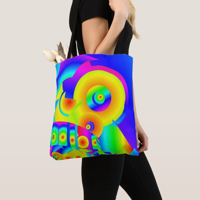 Tote Bag Fleurs de soleil Abstraites (De près)