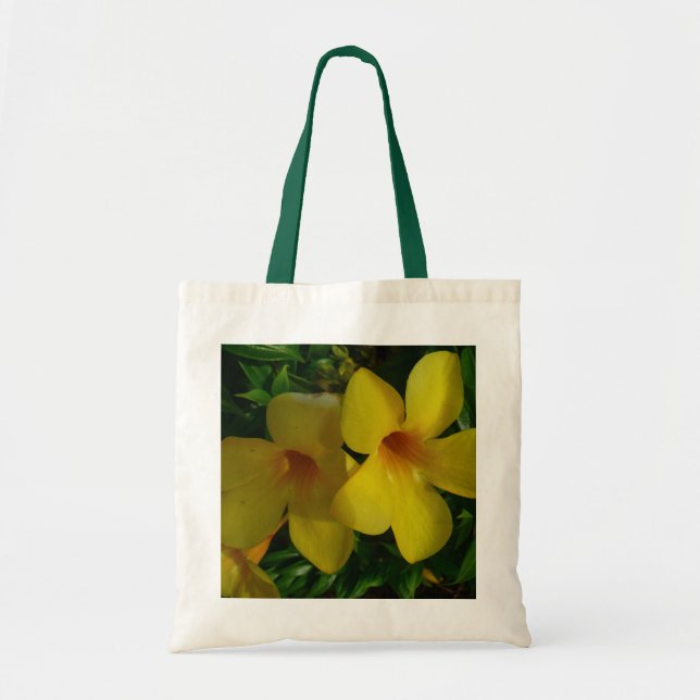 Tote Bag Fleurs de trompette d'or II Tropical (Devant)