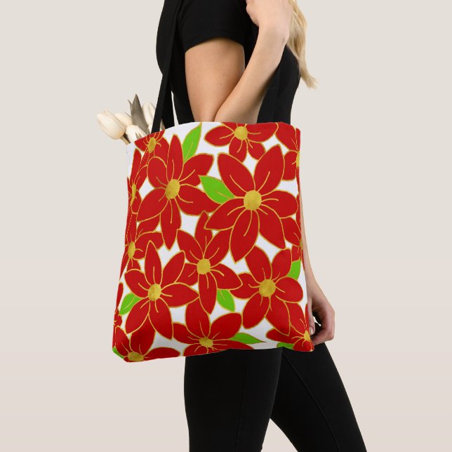Tote Bag Fleurs de vacances 2 (De près)