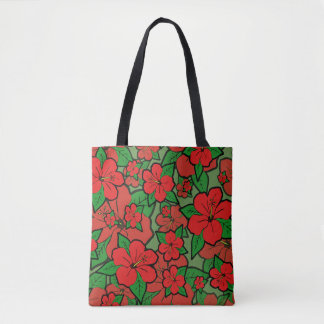 Tote Bag Fleurs d'Hibiscus #1