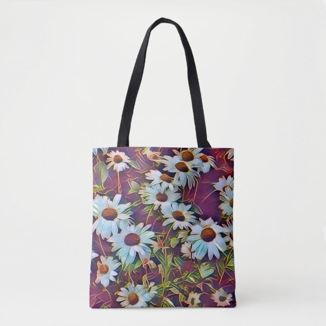TOTE BAG FLEURS DU JOUR (Devant)