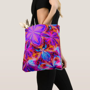 Tote Bag Fleurs et papillons en Abstrait