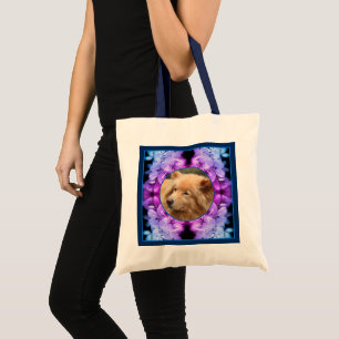 Tote Bag Fleurs Fleurs Frame Tinté Créer Votre Propre Photo