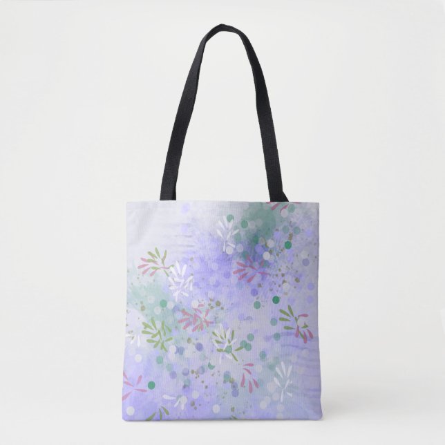 Tote Bag Fleurs florales Abstraites (Devant)