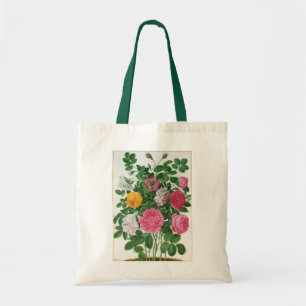 Tote Bag Fleurs florissantes vintages, Roses du jardin de p