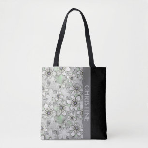 Tote Bag Fleurs fractales sans couture motif I + vos idées