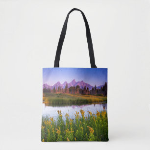 Tote Bag Fleurs   Grand Teton National Park, Wyoming