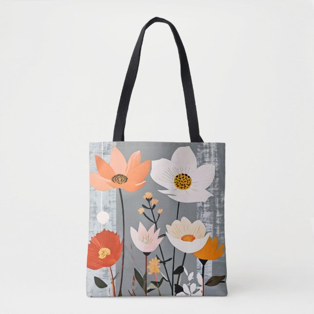 Tote Bag Fleurs MCM de médias mixtes (Devant)