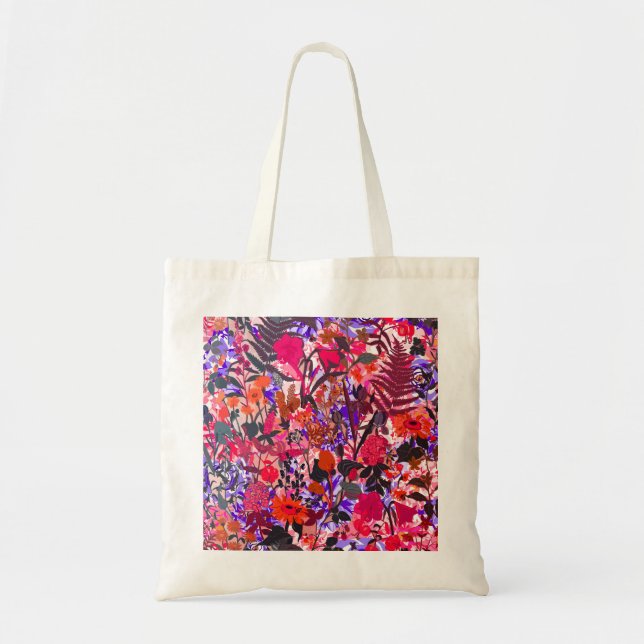 Tote Bag Fleurs mignonnes motif (Devant)