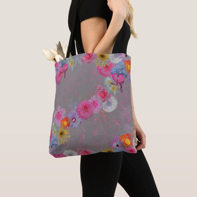 Tote Bag Fleurs mixtes dans l'art moderne (De près)