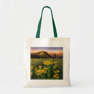 Tote Bag Fleurs   Mountain Meadow Crested Butte Colorado