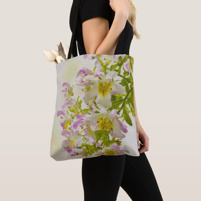 Tote Bag Fleurs papillons (De près)