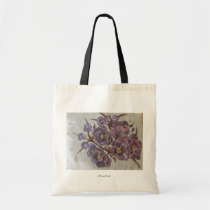 Tote Bag Fleurs peintes Frida Kahlo