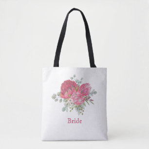 Tote Bag Fleurs Protea nuptiale