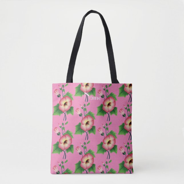 Tote Bag Fleurs rose pâle Thunder_Cove (Devant)