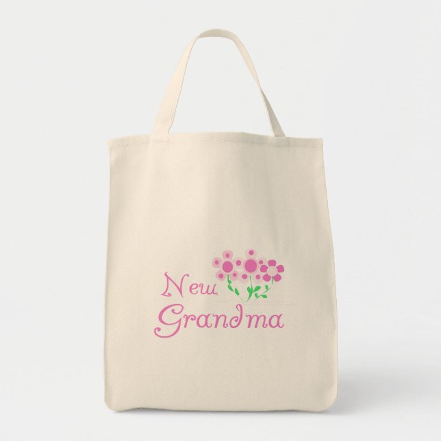 Tote Bag Fleurs roses Nouveaux T-shirts et cadeaux grand-mè (Devant)