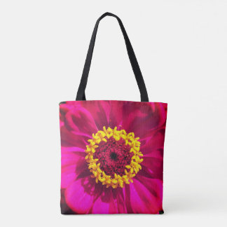 Tote Bag Fleurs rouges vives