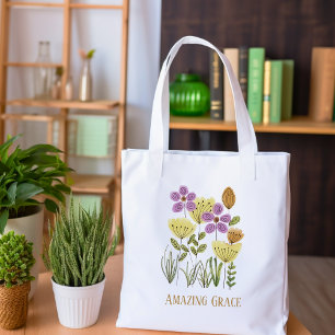 Tote Bag Fleurs sauvages Amazing Grace