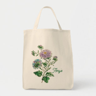 Tote Bag Fleurs sauvages d'aquarelle vintage