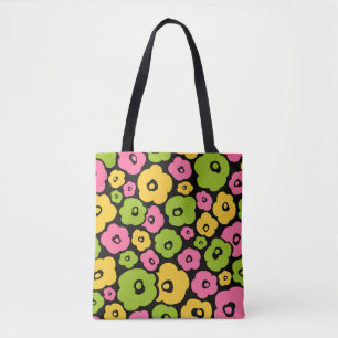 Tote Bag Fleurs sauvages Motif
