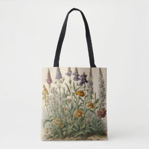 Tote Bag Fleurs sauvages vintages