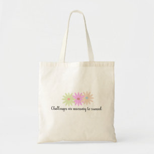 Tote Bag Fleurs simples et devis court