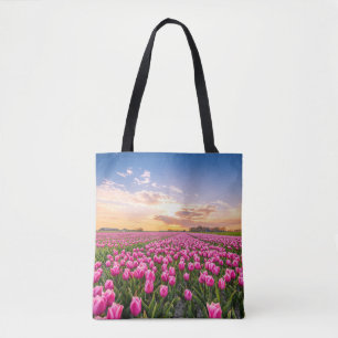 Tote Bag Fleurs   Tulips Holland Sud, Pays-Bas
