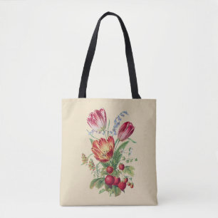 Tote Bag Fleurs vintages I