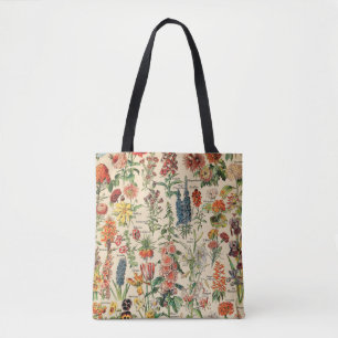 Tote Bag Fleurs vintages par Adolphe Millot