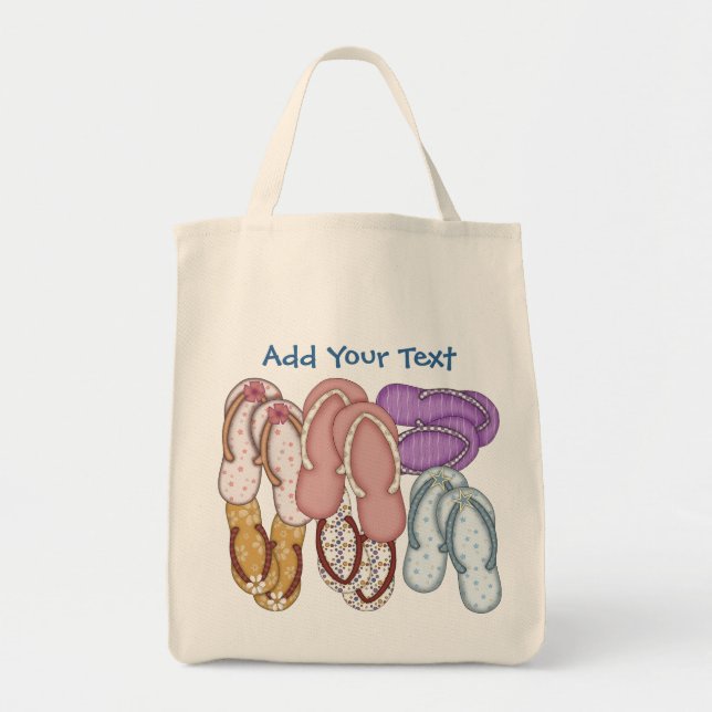 Tote Bag Flip Flop Fourre-tout par SRF (Devant)