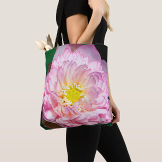 Tote Bag Floating Serenity: The Lotuses of Ninh Binh, Vietn