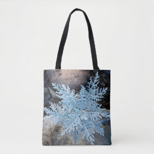 Tote Bag Flocon de neige vivant