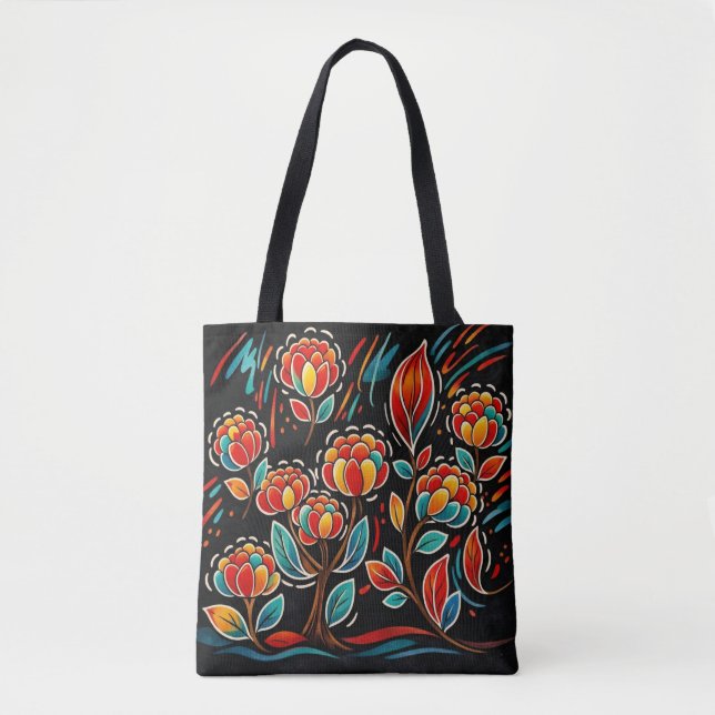 Tote Bag Floraison Nocturne (Devant)