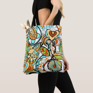 Tote Bag Floral Et Glamor Moderne