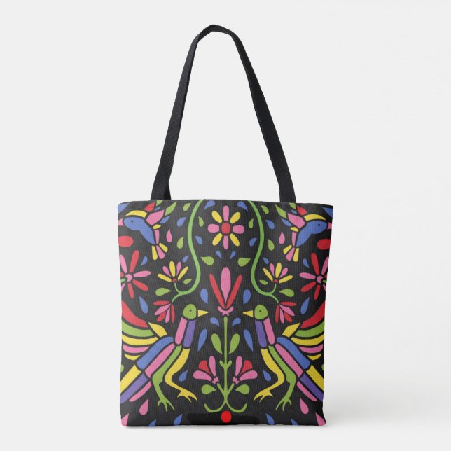 Tote Bag Floral mexicain (Dos)