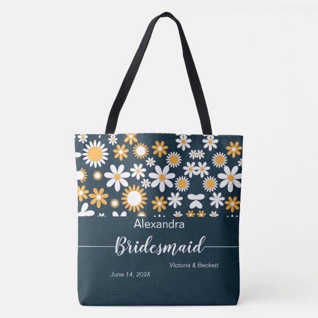 Tote Bag Floral moderne (Devant)
