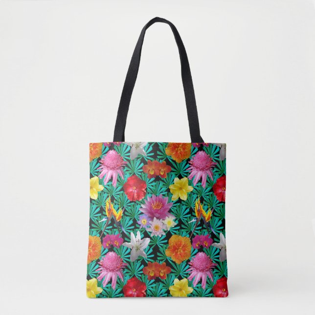Tote Bag Floral tropical (Devant)