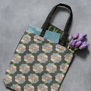 Tote Bag Floraux rétro des années 60