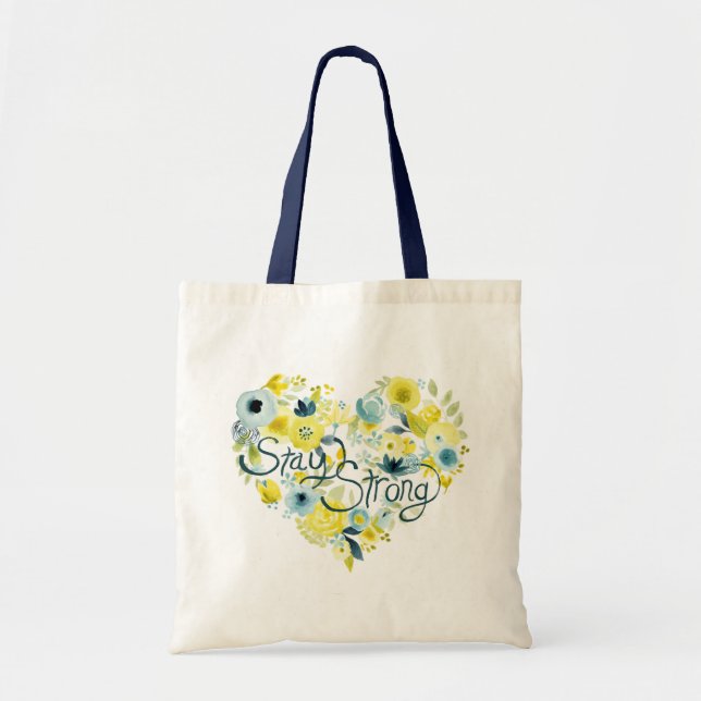 Tote Bag Flore de coeur I (Devant)