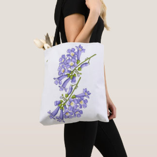 Tote Bag Flores do Brasil jacarandá e 3 marias