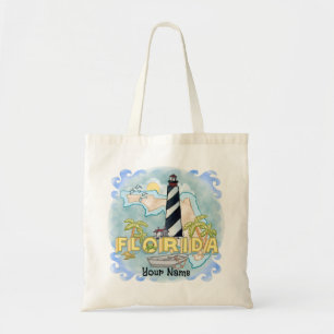 Tote Bag Florida Lighthouse nom personnalisé