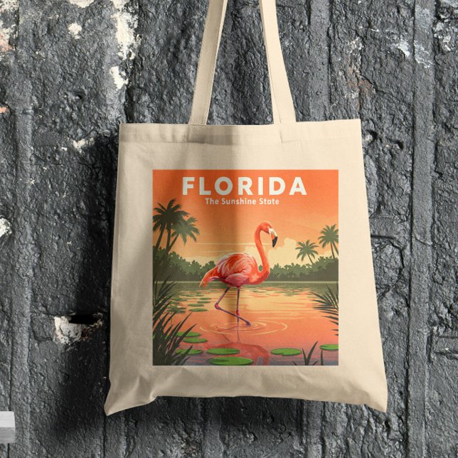 Tote Bag Floride vintage (Créateur téléchargé)