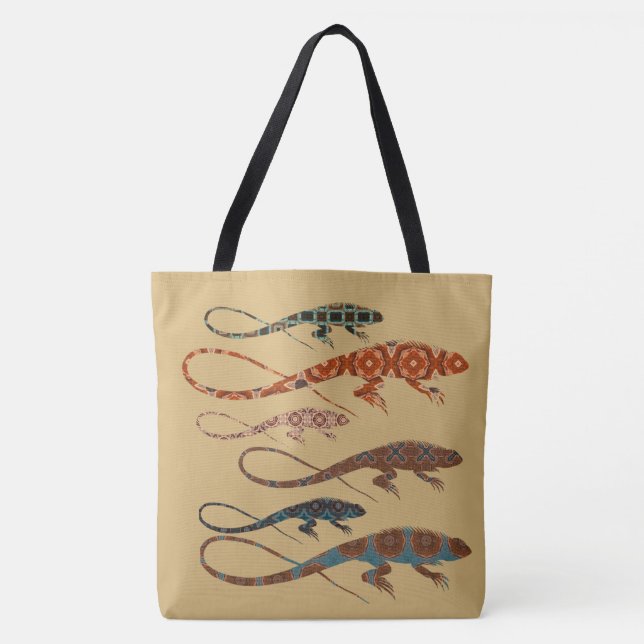 Tote Bag Florillas Lizard (Devant)
