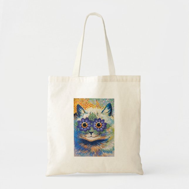 Tote Bag Flower Cat by Louis Wain (Devant)