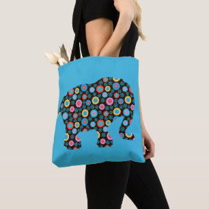 Tote Bag Flower Pattern