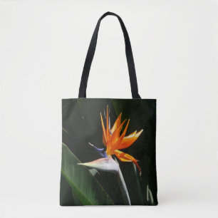 Tote Bag Flower tropical orange paradise