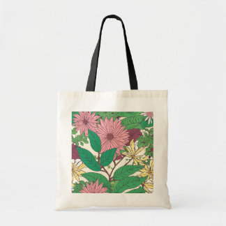 Tote Bag flowered cloth bag