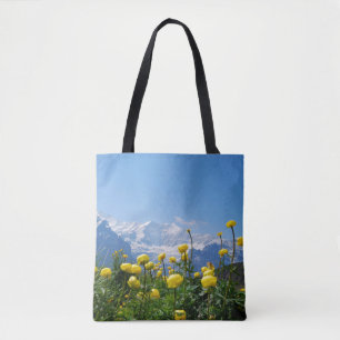 Tote Bag Flowers (homonymie)   Eiger Monch Swiss Alps
